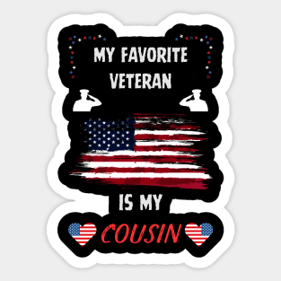 veteran cousin Sticker